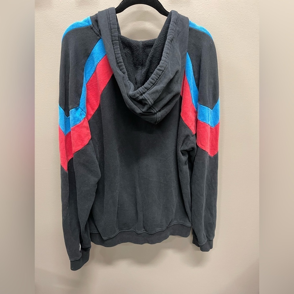 vintage Burton Black Hoodie with Red and Blue Logo - Picture 2 of 6